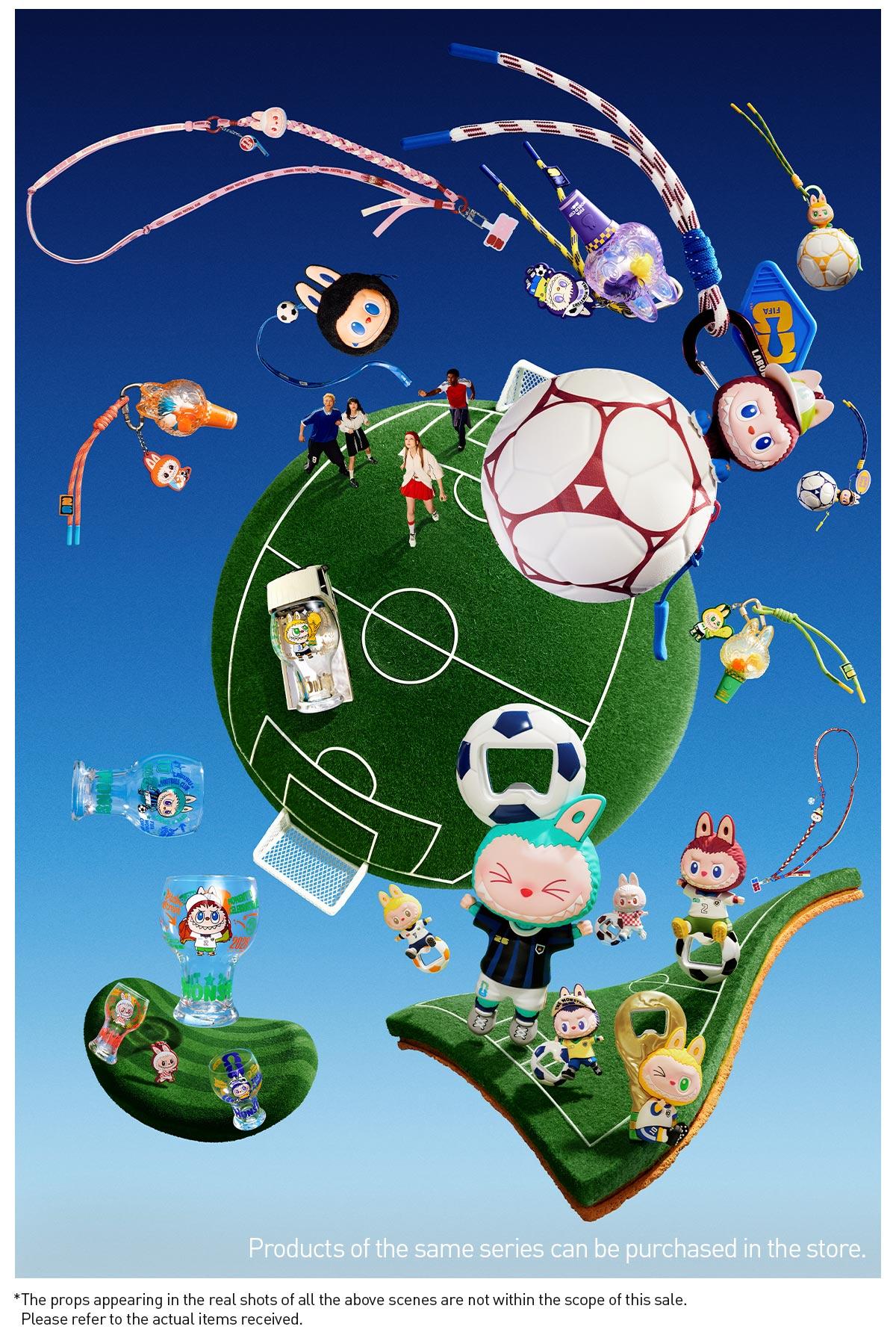 THE MONSTERS x FIFA SERIES-Vinyl Plush Pendant