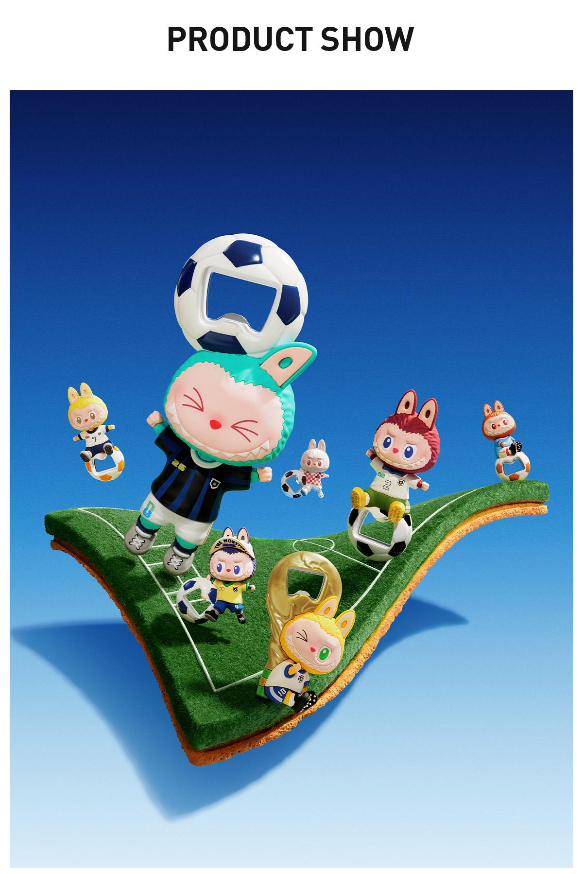 THE MONSTERS x FIFA SERIES -Bottle Opener Fridge MagnetBlind Box