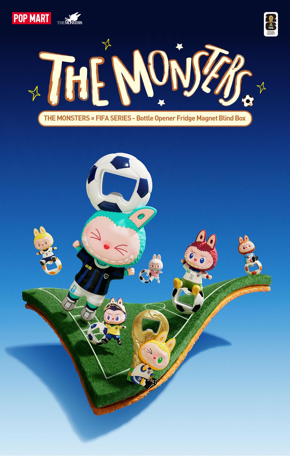 THE MONSTERS x FIFA SERIES -Bottle Opener Fridge MagnetBlind Box
