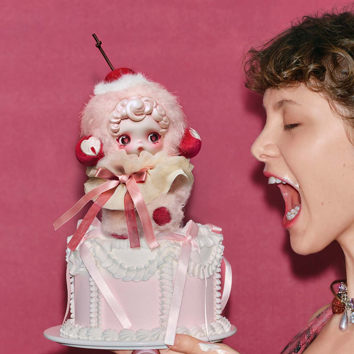 SKULLPANDA You Found Me! Series Plush Doll Pendant-preorder