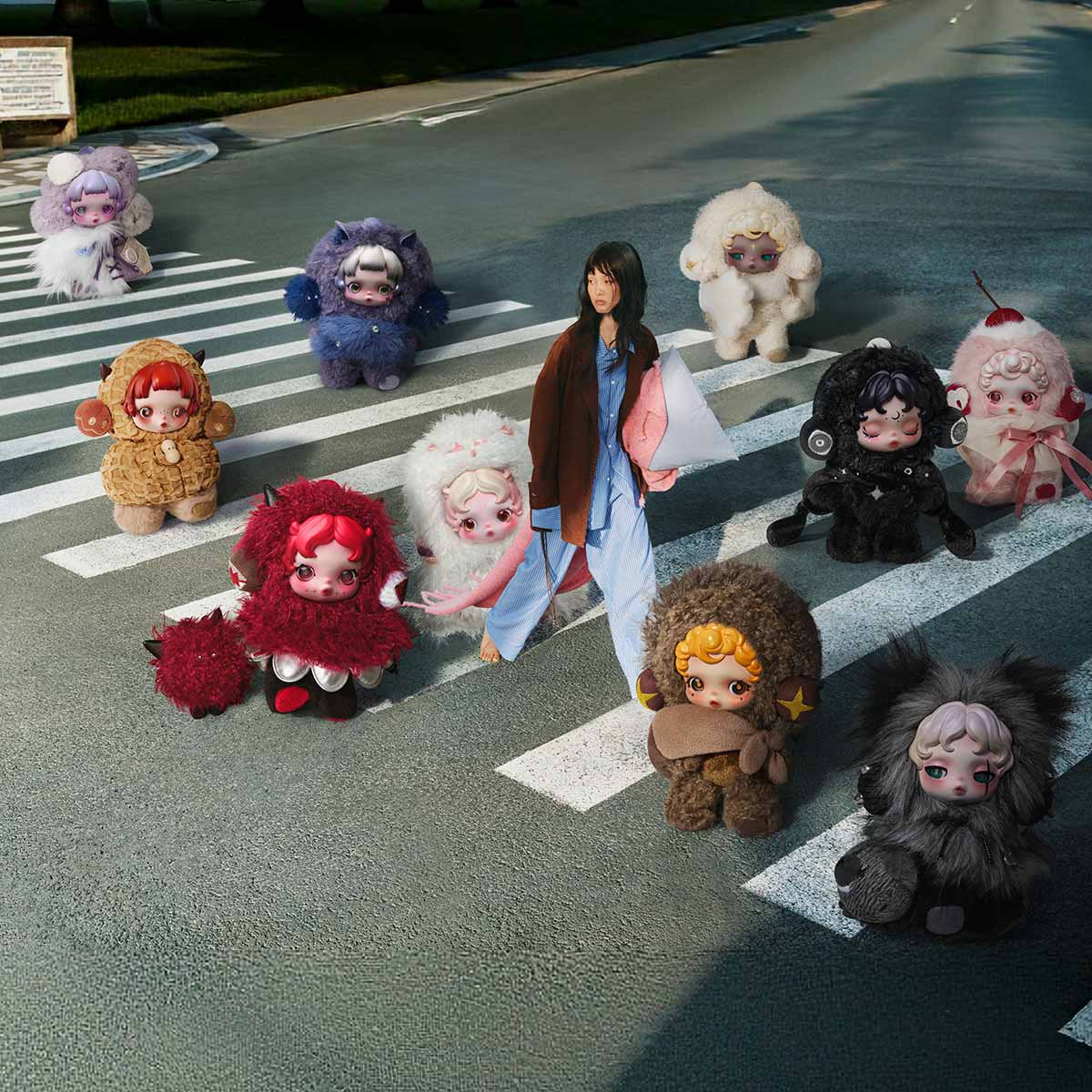 SKULLPANDA You Found Me! Series Plush Doll Pendant-preorder