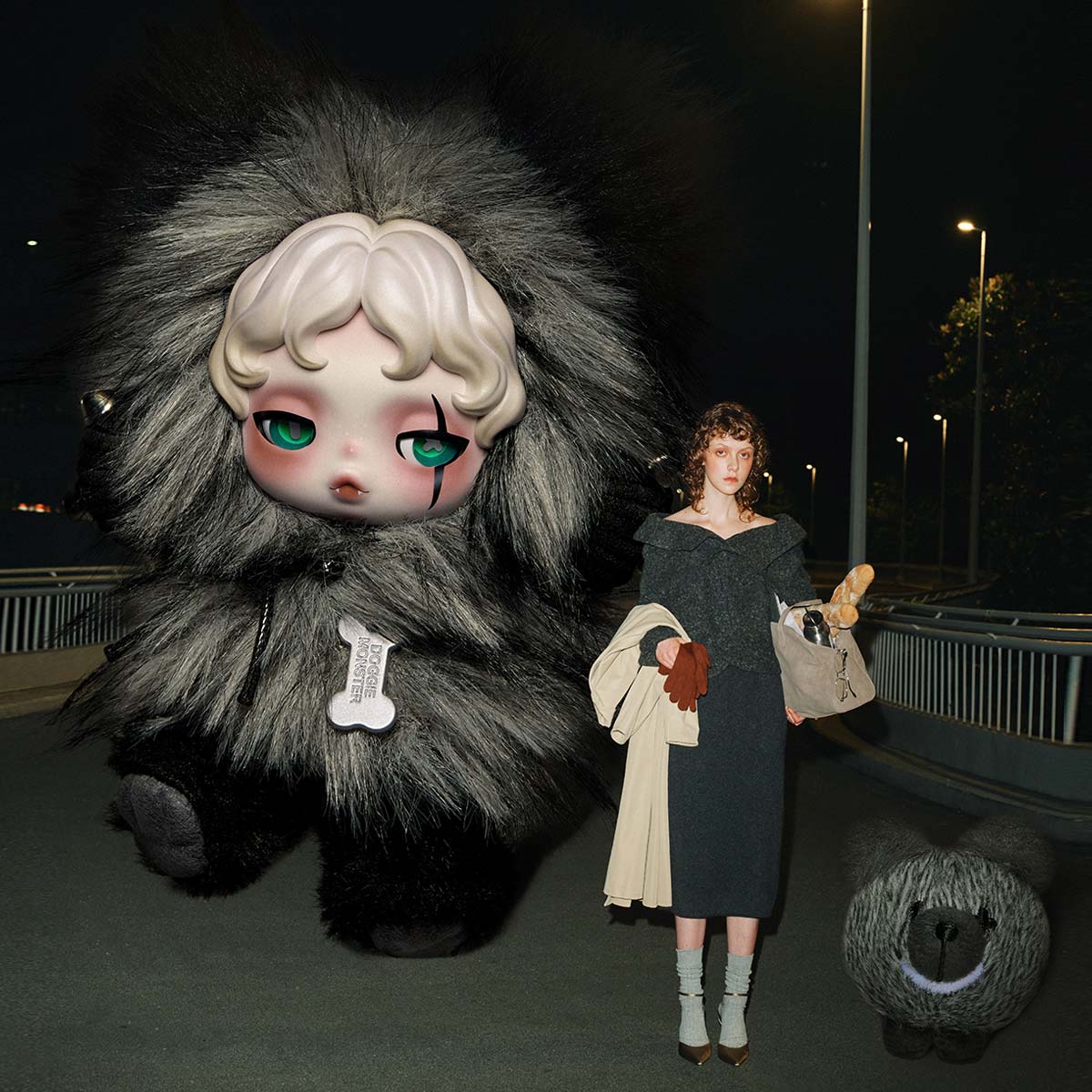 SKULLPANDA You Found Me! Series Plush Doll Pendant-preorder