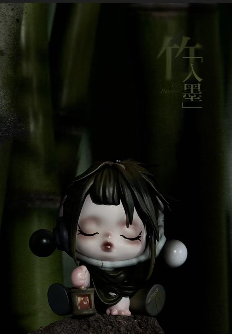 POP MART SKULLPANDA The ink Plum Blossom Series-Preoder