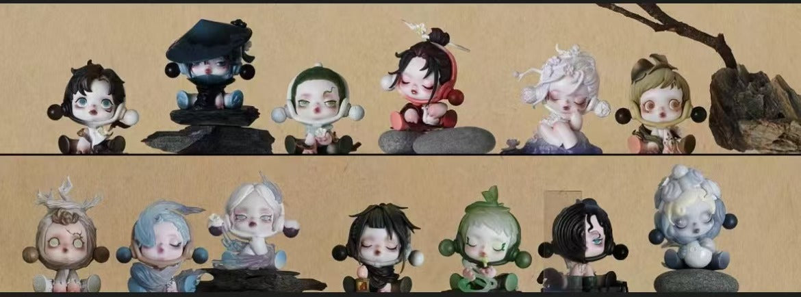 POP MART SKULLPANDA The ink Plum Blossom Series-Preoder