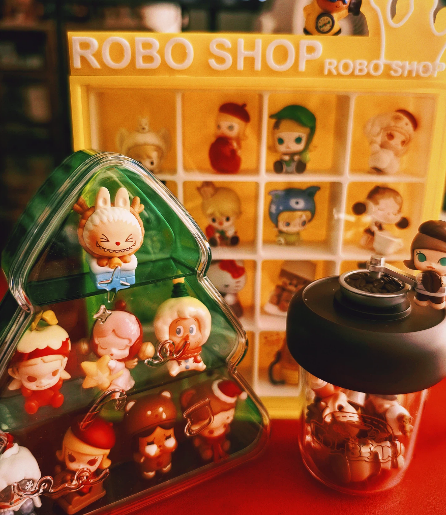 POPBEAN (3 cm cute doll) Chrismas gift combo