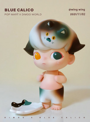 Dimoo world Blue Calico Figure