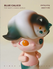Dimoo world Blue Calico Figure
