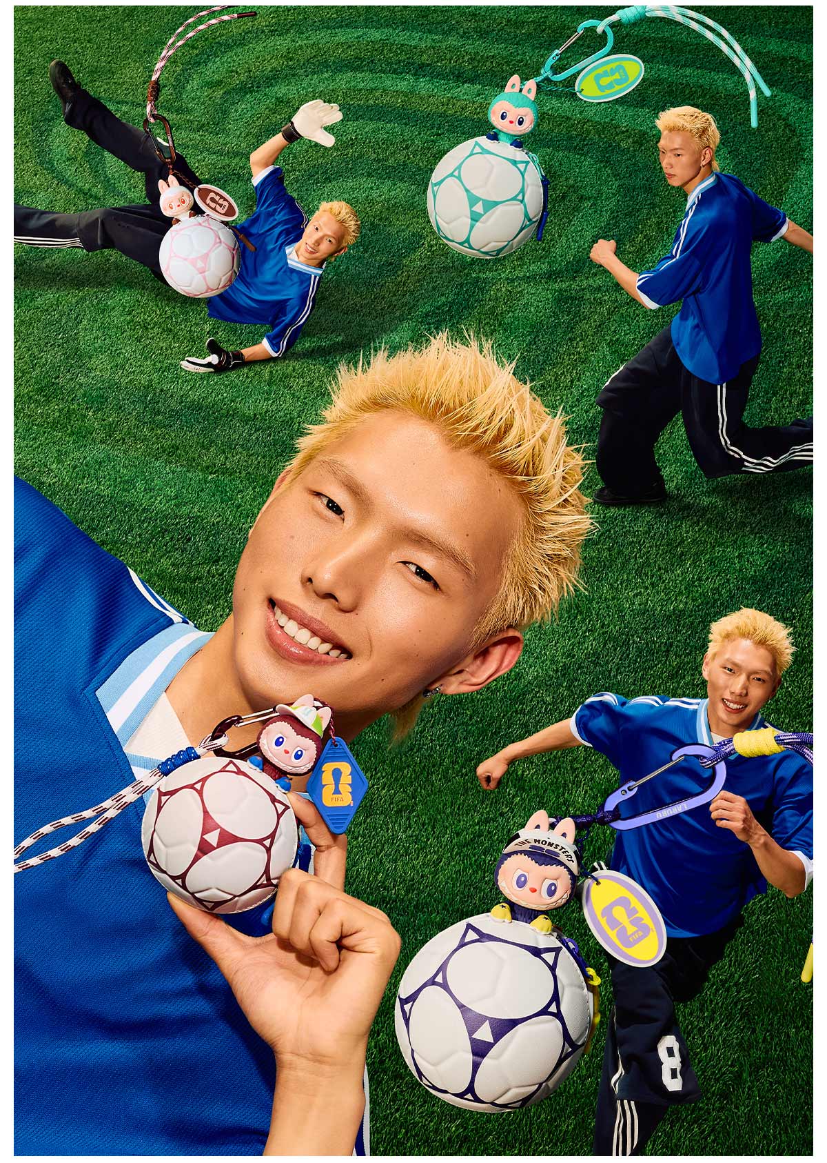 THE MONSTERS × FIFA SERIES - Football-shaped Mini Bag Blind Box