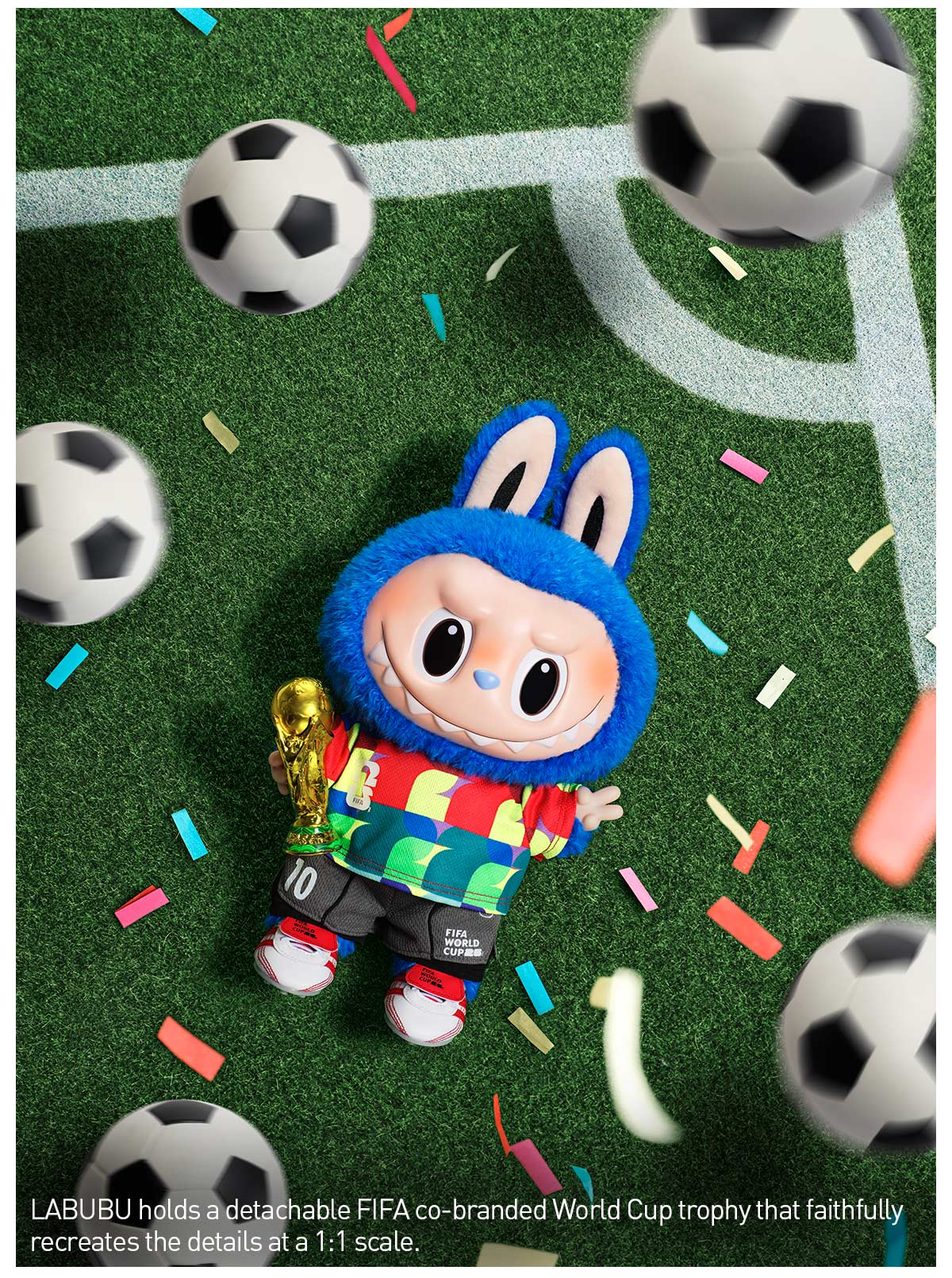THE MONSTERS x FIFA SERIES-Catch the Win Vinyl Plush Doll