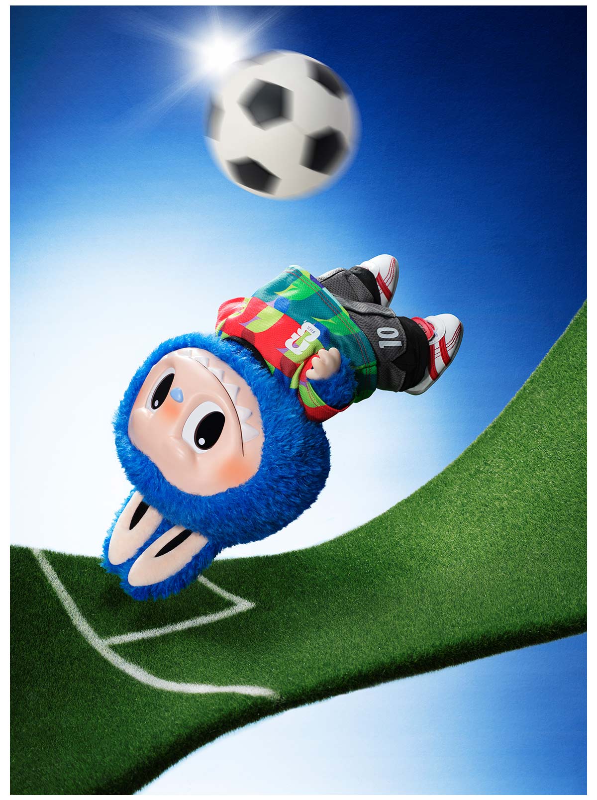 THE MONSTERS x FIFA SERIES-Catch the Win Vinyl Plush Doll