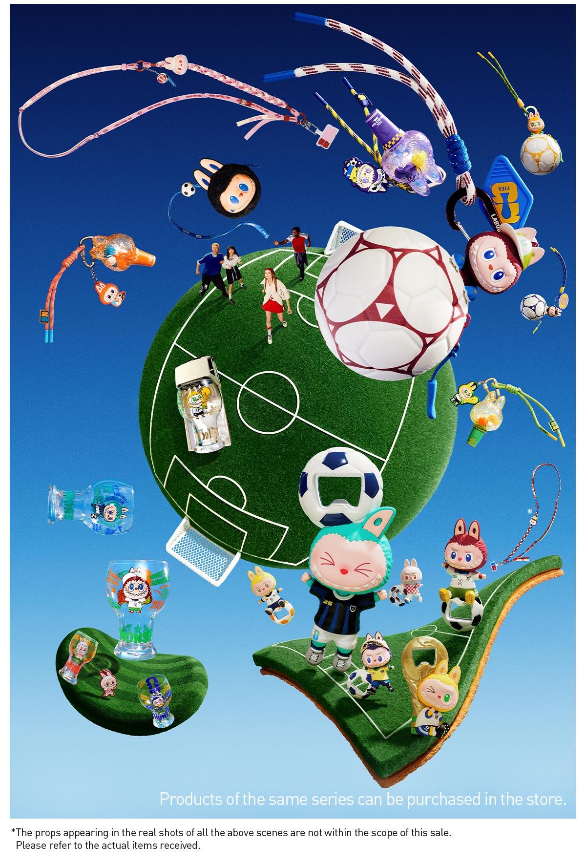THE MONSTERS × FIFA SERIES - Football-shaped Mini Bag Blind Box