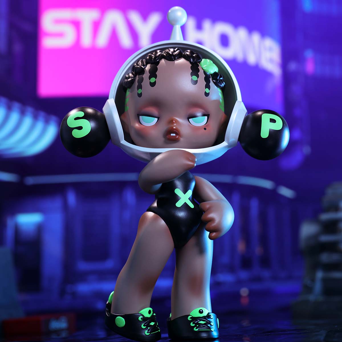 SKULLPANDA OOTD The Wild Green Figurine-preorder